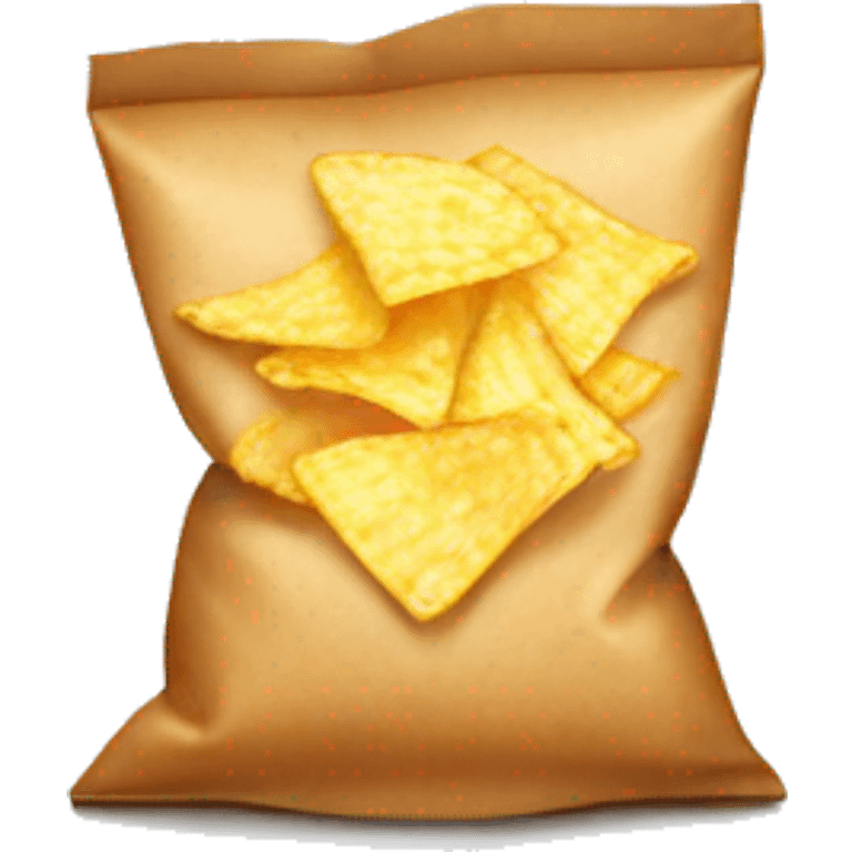 blank bag of chips emoji