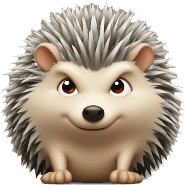 Angry little hedgehog emoji