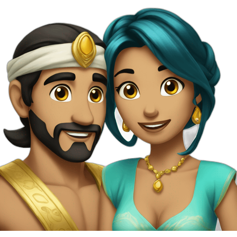 Aladin et jasmine emoji