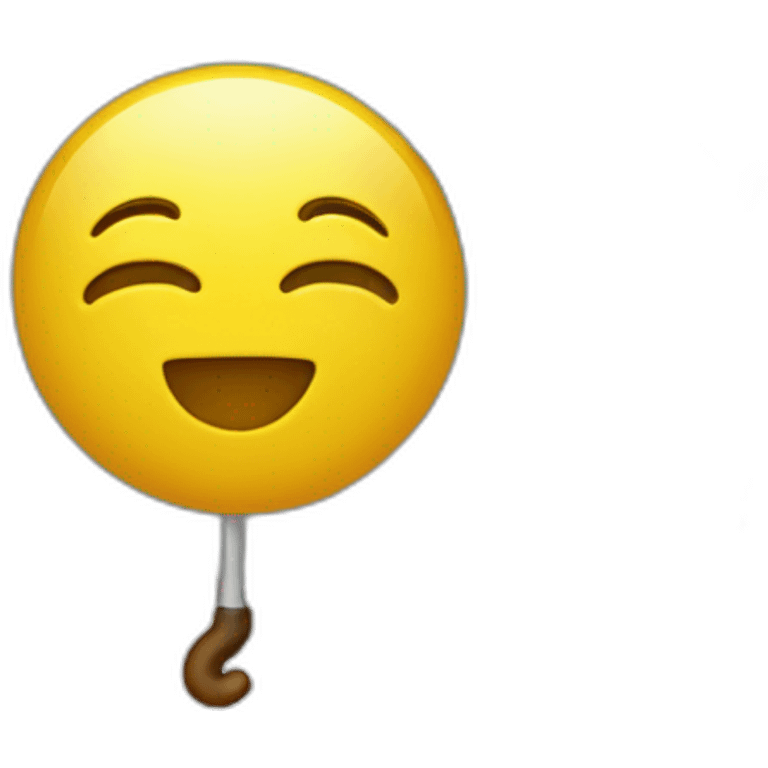 Chat avec un parapluie emoji