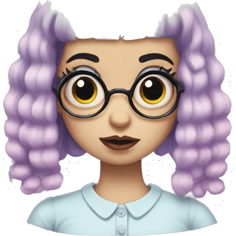 Melanie Martinez 4 eyes creature emoji