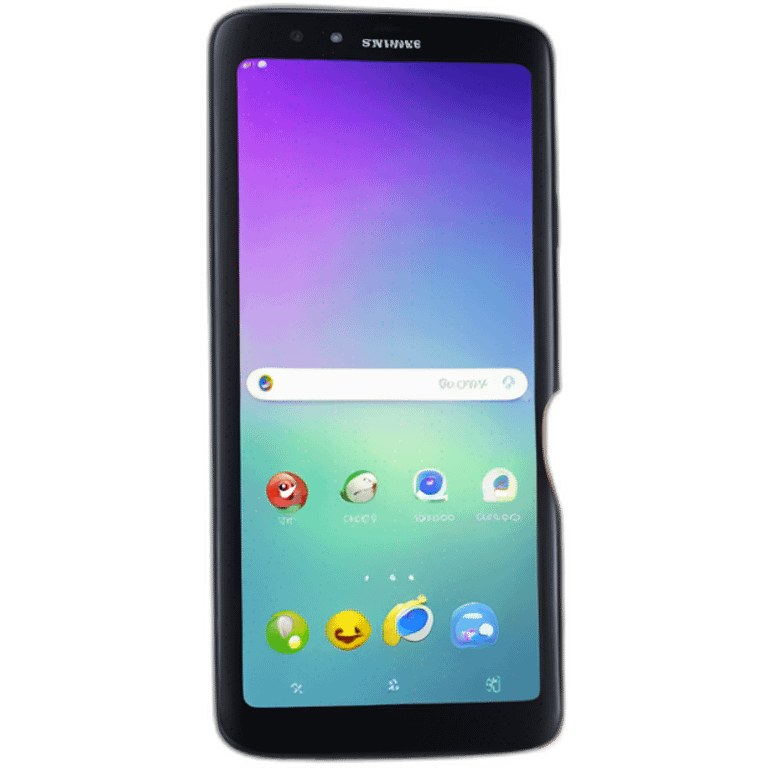 All-display Galaxy smartphone emoji