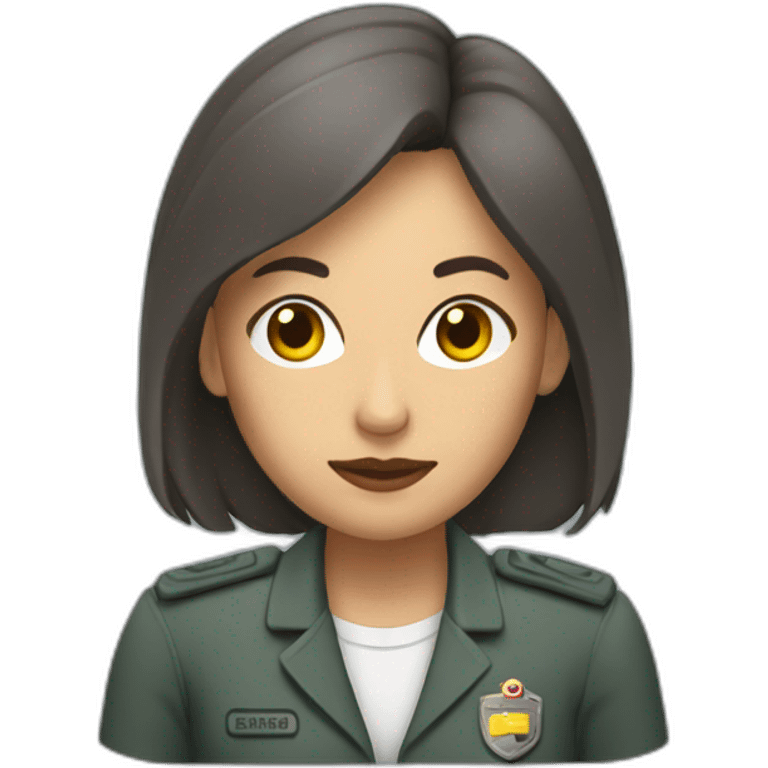 mujer en clase de defensa personal emoji