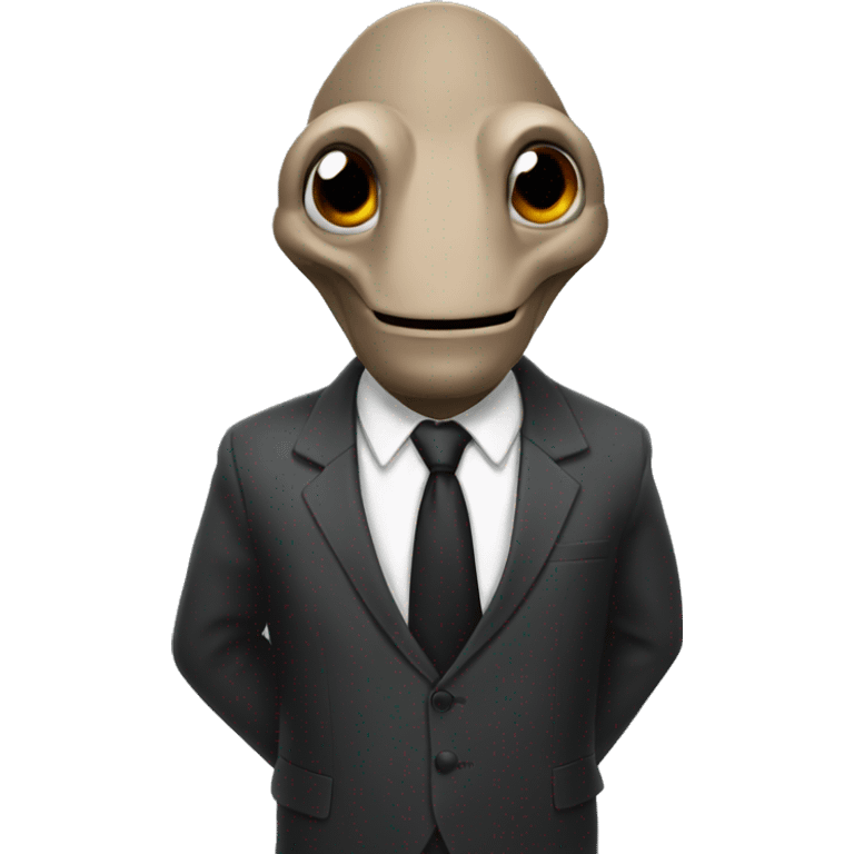 Roach man in a suit emoji