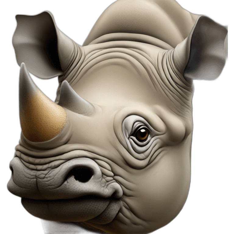 Western Black Rhinoceros emoji