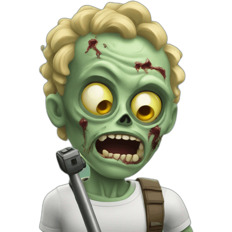 Superzombie with selfie stick  emoji