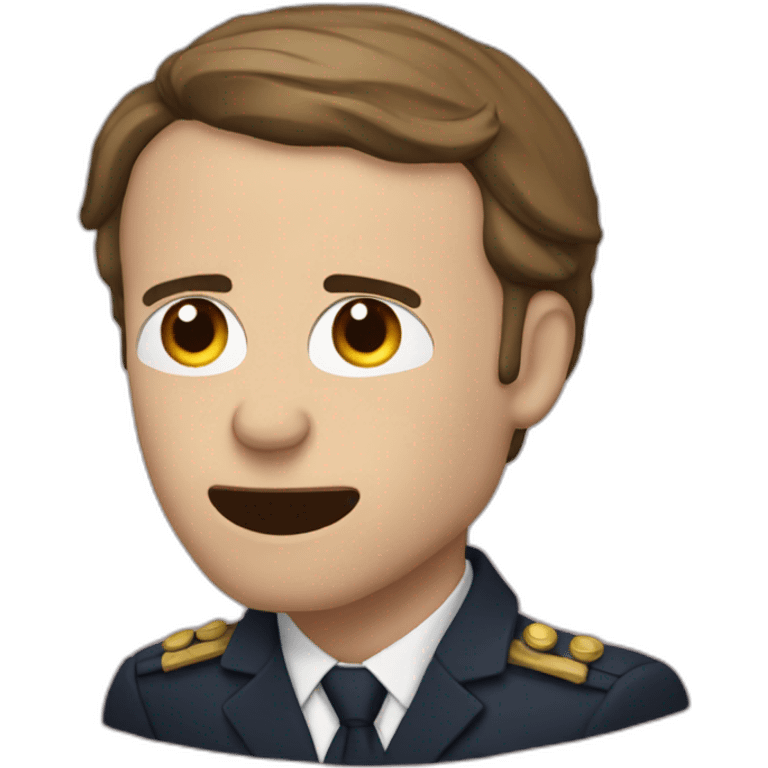 Macron qui pleure emoji