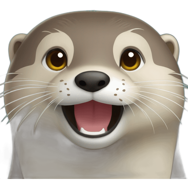 Loutre sur totue emoji