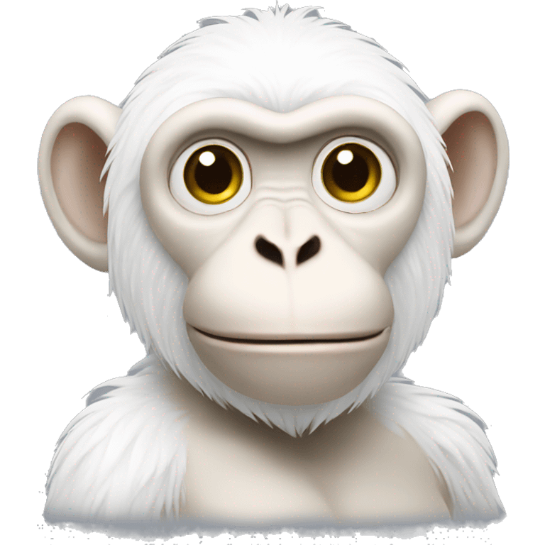 White monkey emoji