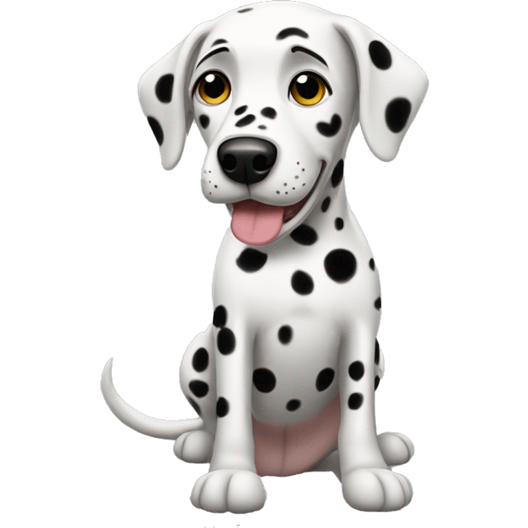 dalmatian dog emoji