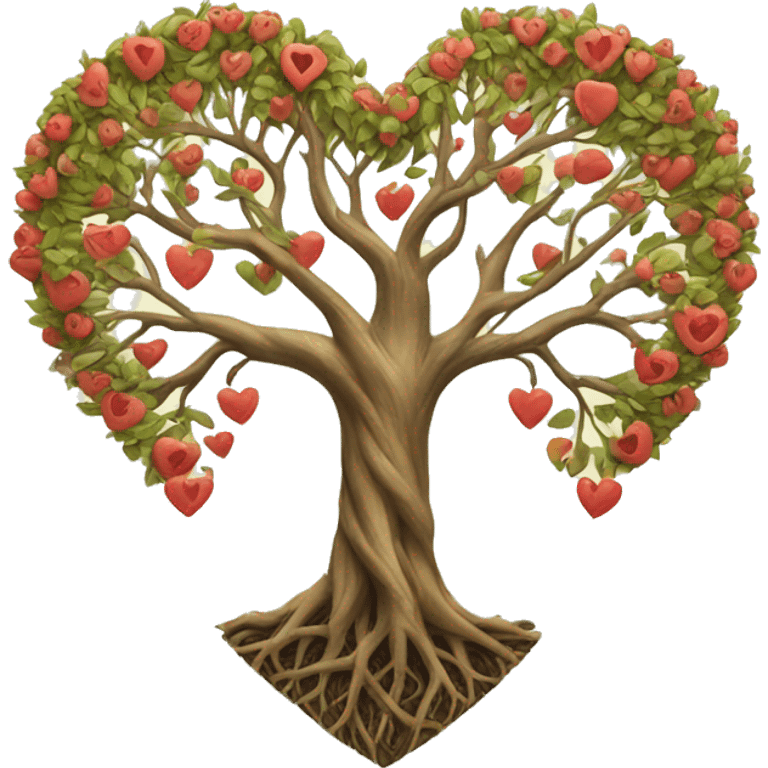 Tree of life heart emoji