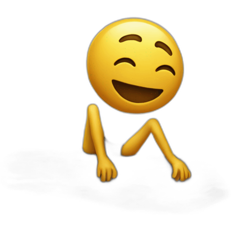 Main sur un crâne emoji