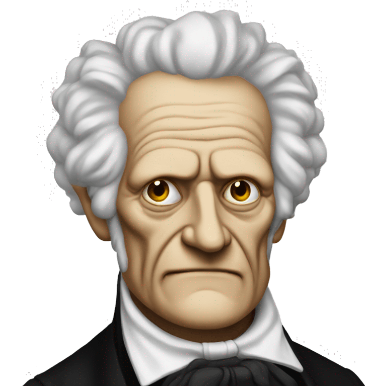 Schopenhauer with a sooze emoji