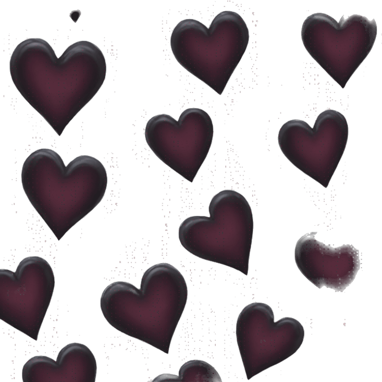 Gothic heart emoji