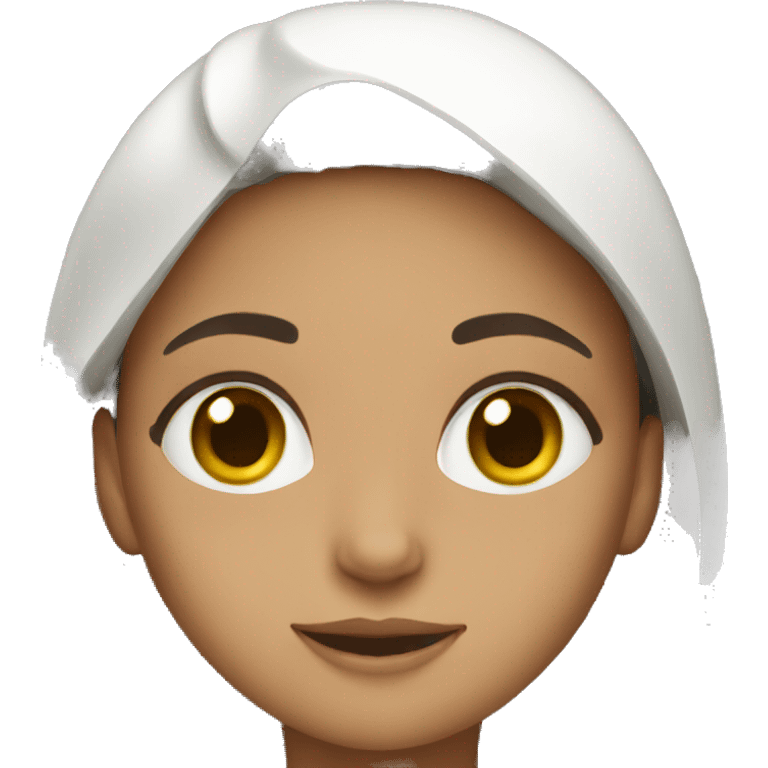 Girl with algeria emoji