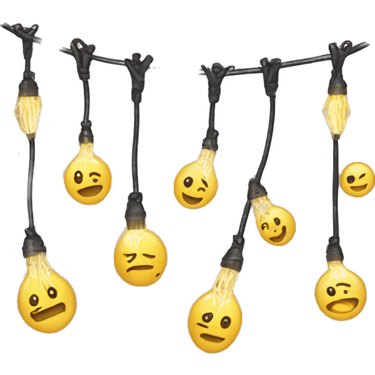 Light strings  emoji