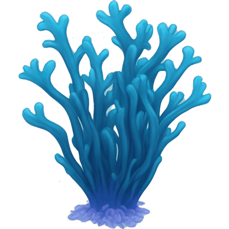 blue seaweed emoji