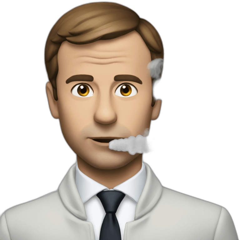 Macron smoke emoji