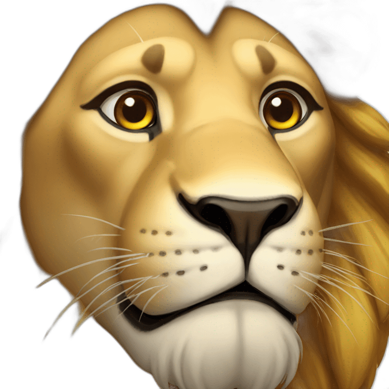 King lion emoji