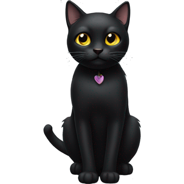 Black cat emoji