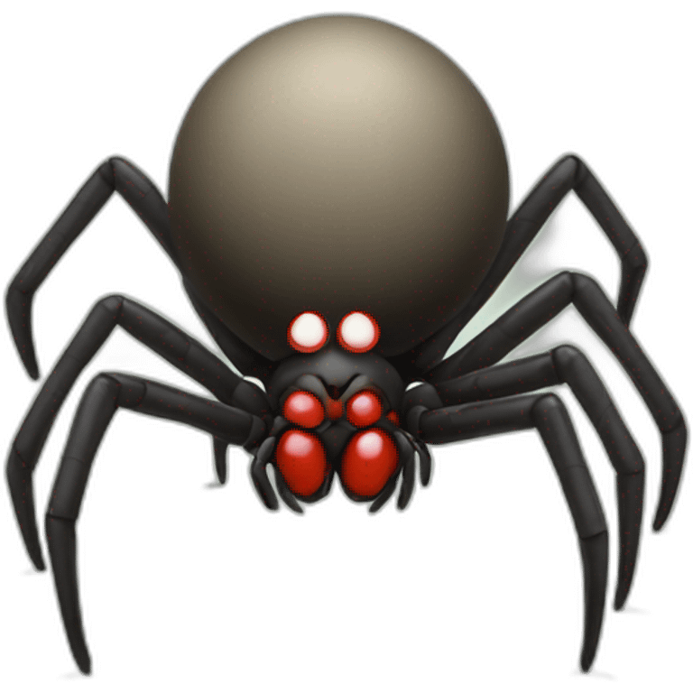 Spider with human legs emoji