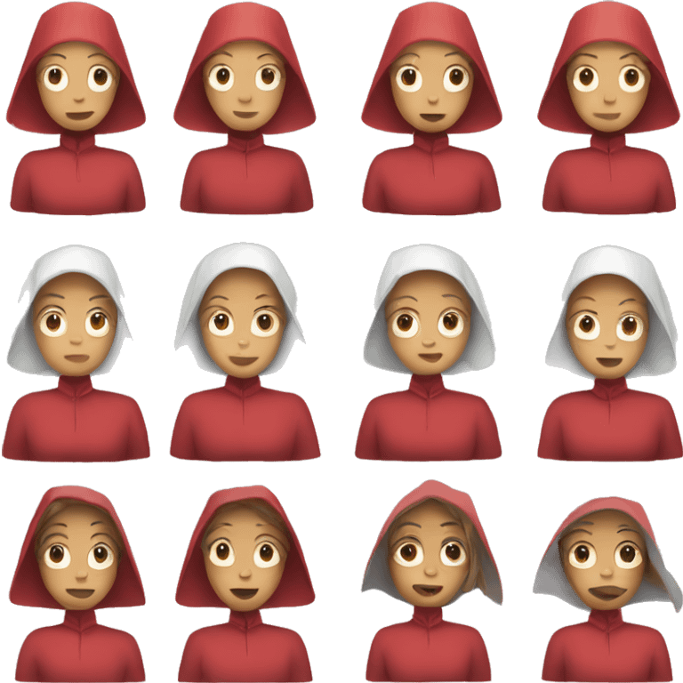 Handmaids tale only head emoji