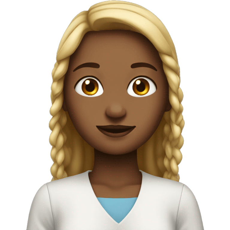 Girl with Bogen emoji