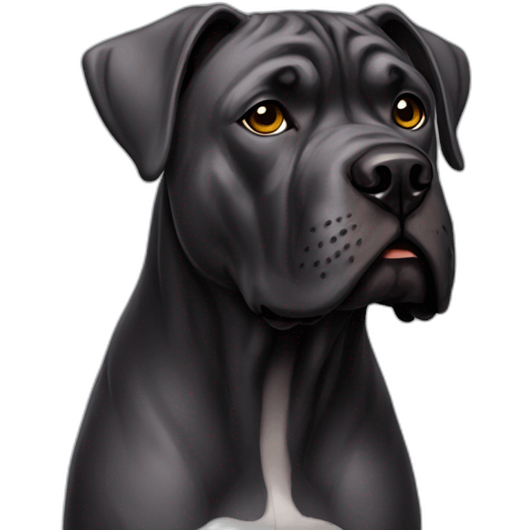 Dog Cane Corso full body emoji