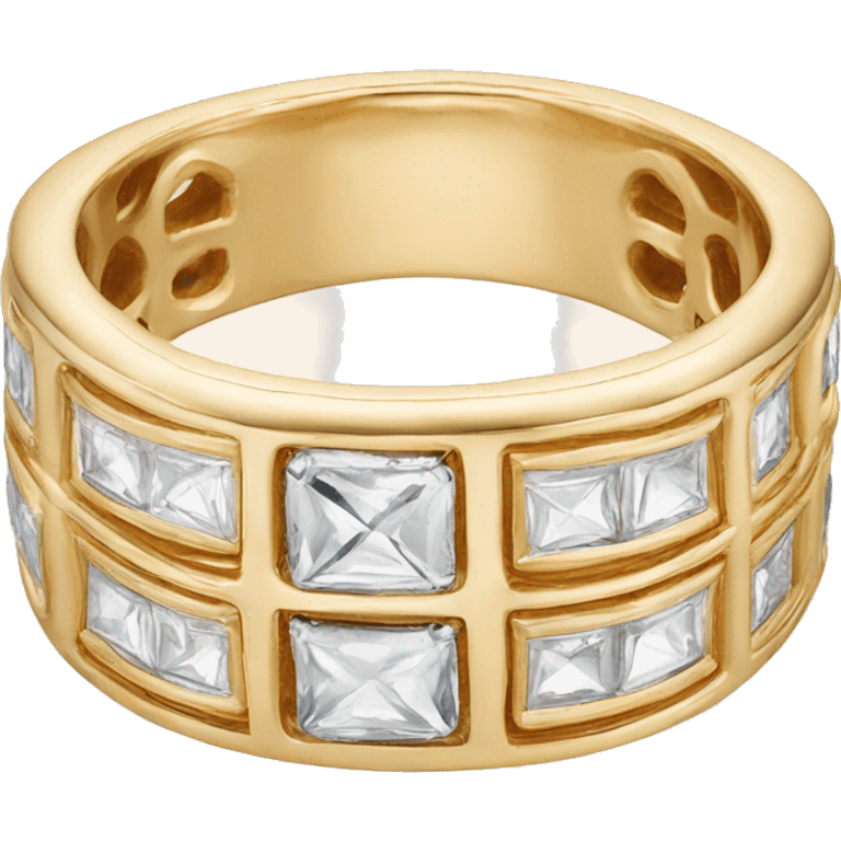 cartier gold ring emoji