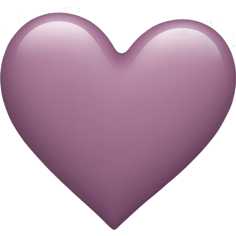 mauve heart emoji