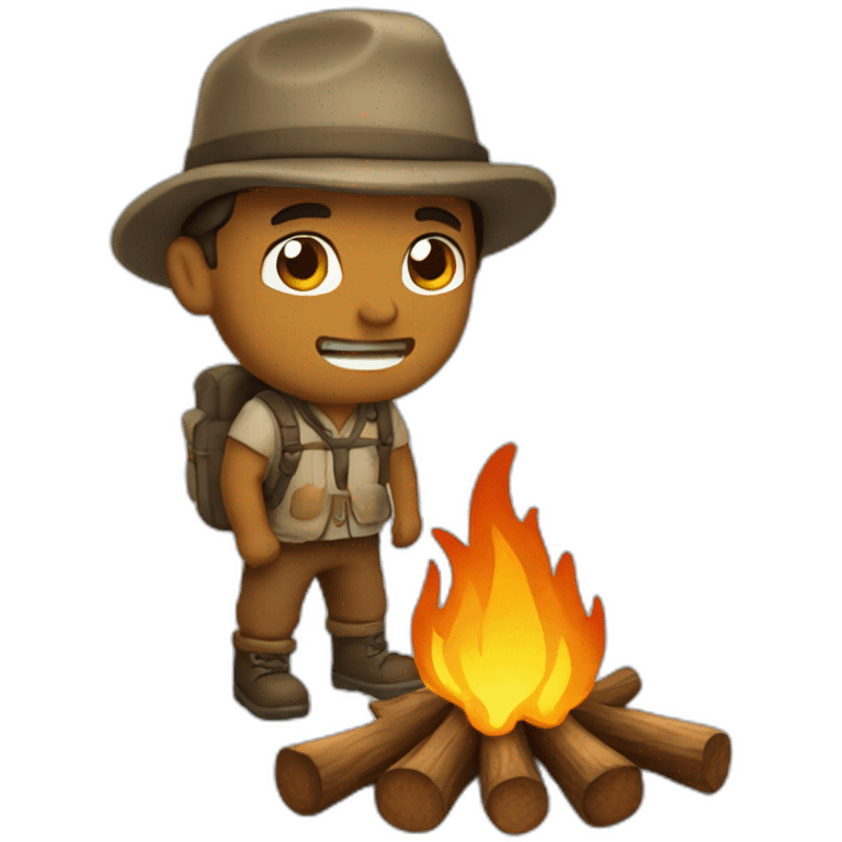 campfire man emoji