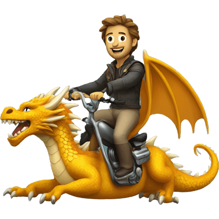 Let Seuz ride on the dragon emoji