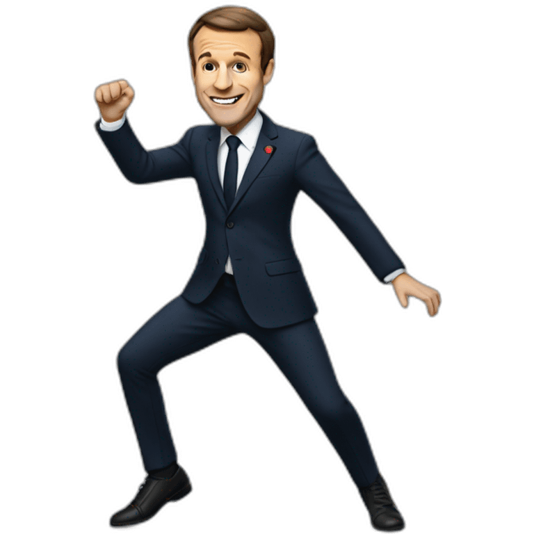 Macron-dancing emoji