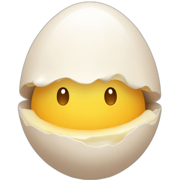 Eggs toungue emoji