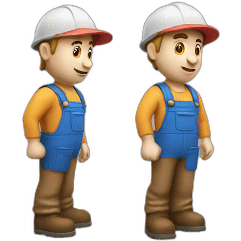 A plumber working in 3d  emoji