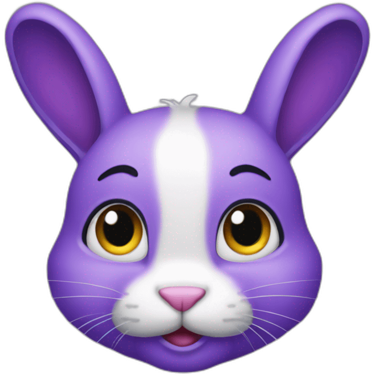 Purplr bunny emoji