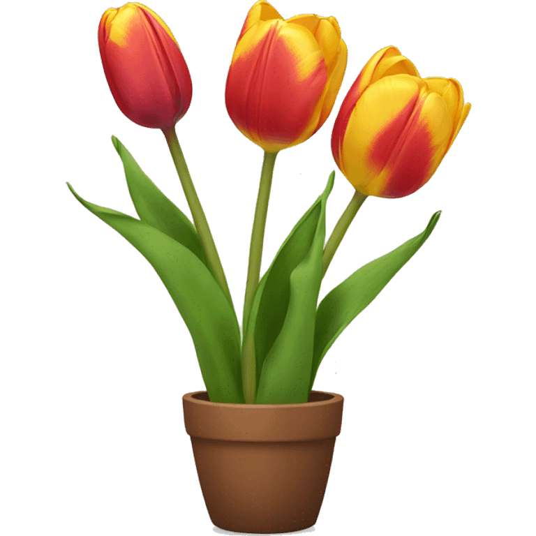 Tulips emoji