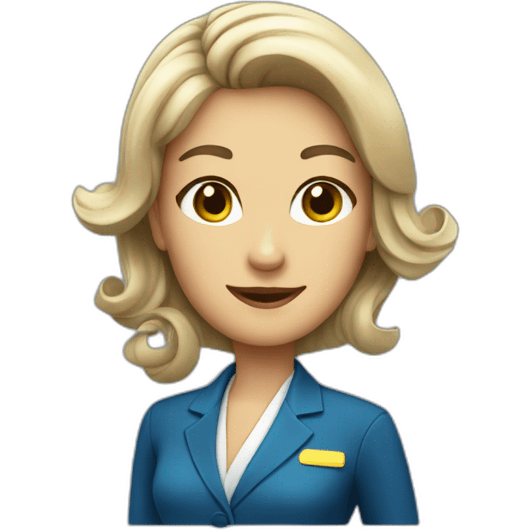 stewardess emoji