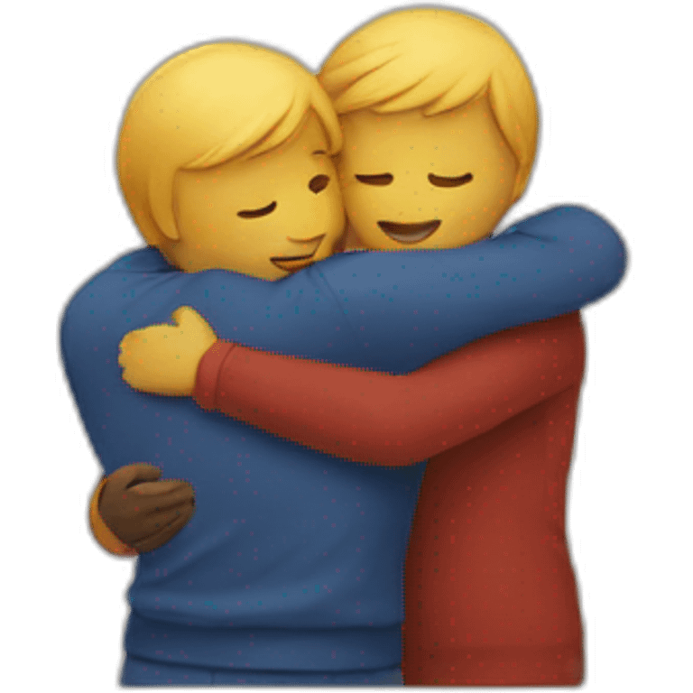 Couple hug emoji