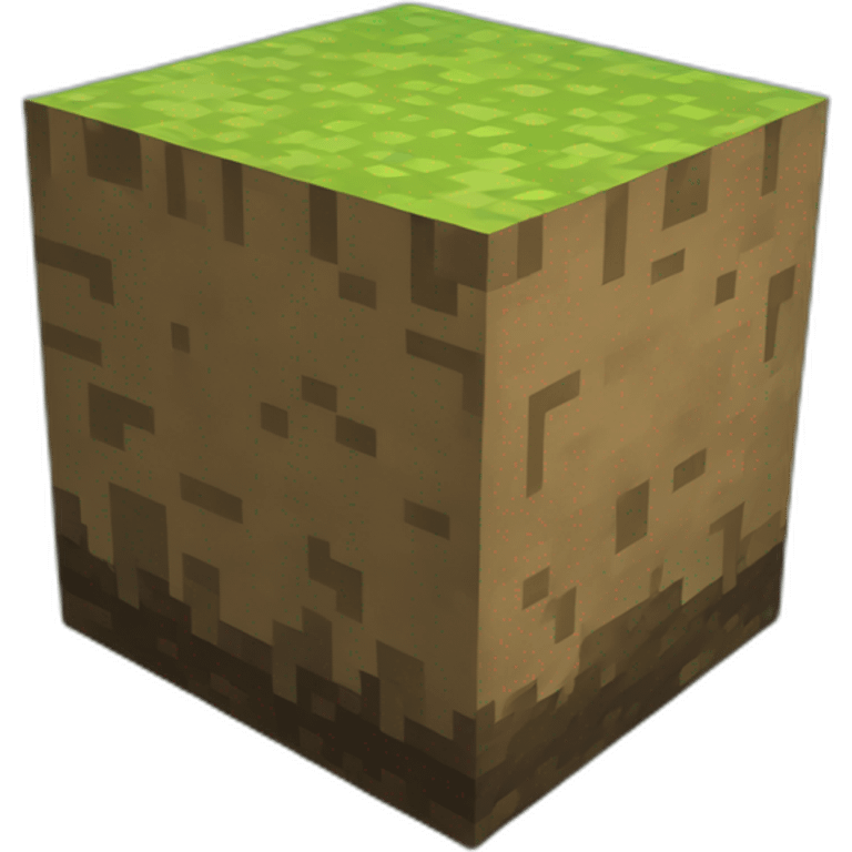 Minecraft dirt block emoji