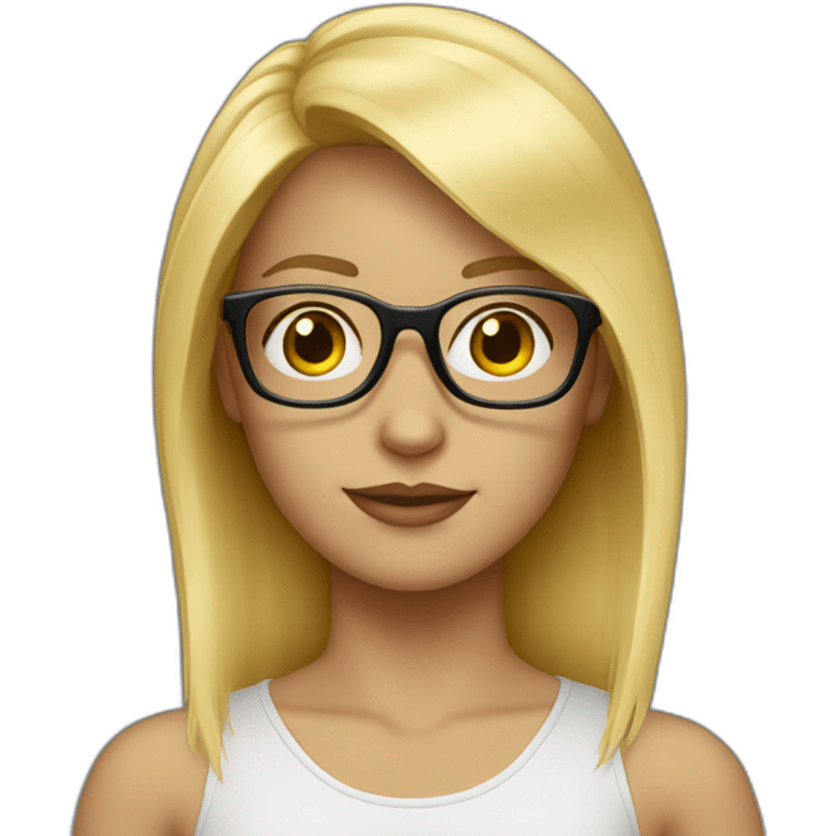 blonde-haired-girl-with-the-glases-What? emoji