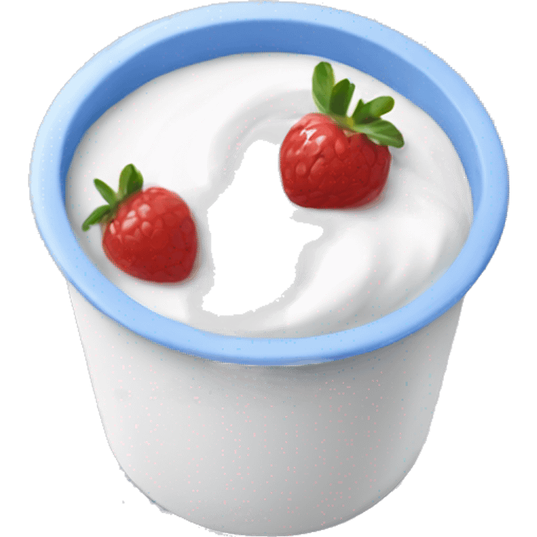 Greek yogurt from the grocery store  emoji