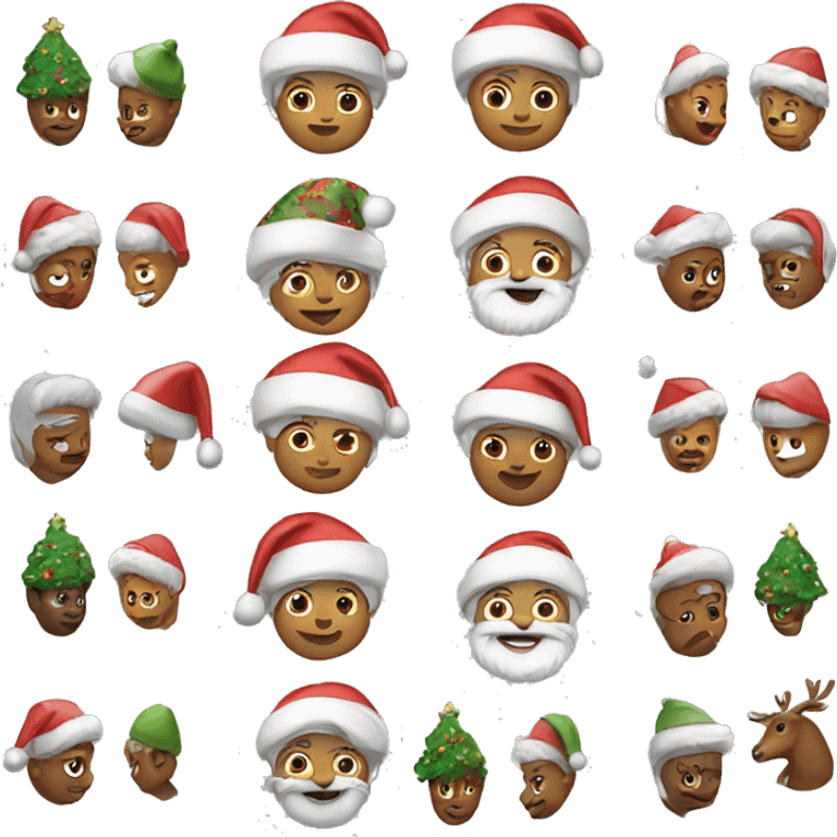 Christmas emojis emoji