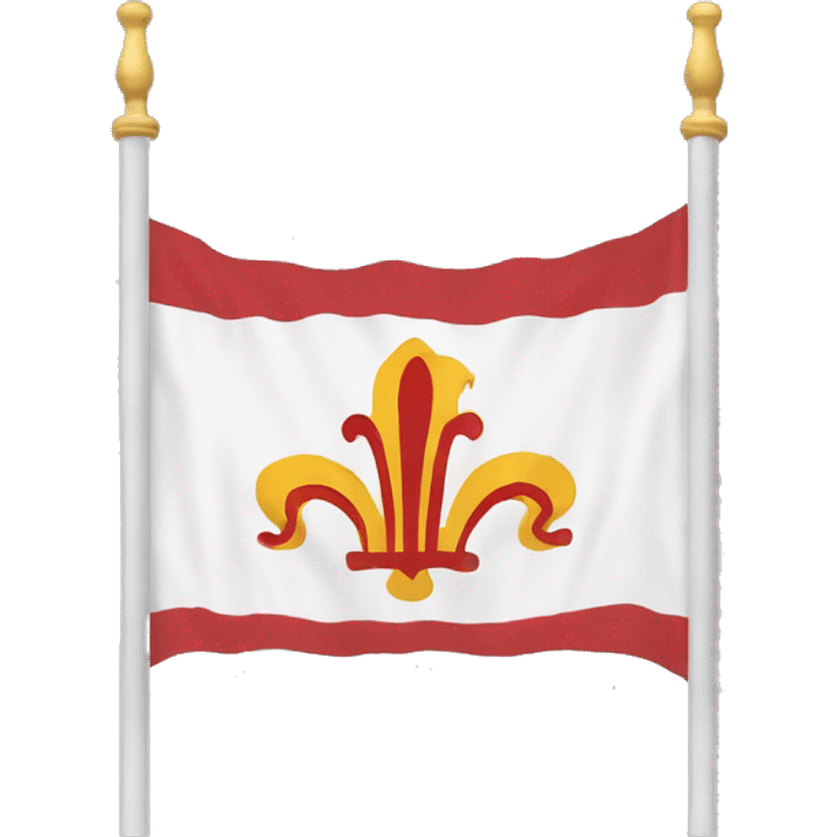 drapeau original de la lorraine avec les 3 alérions  emoji