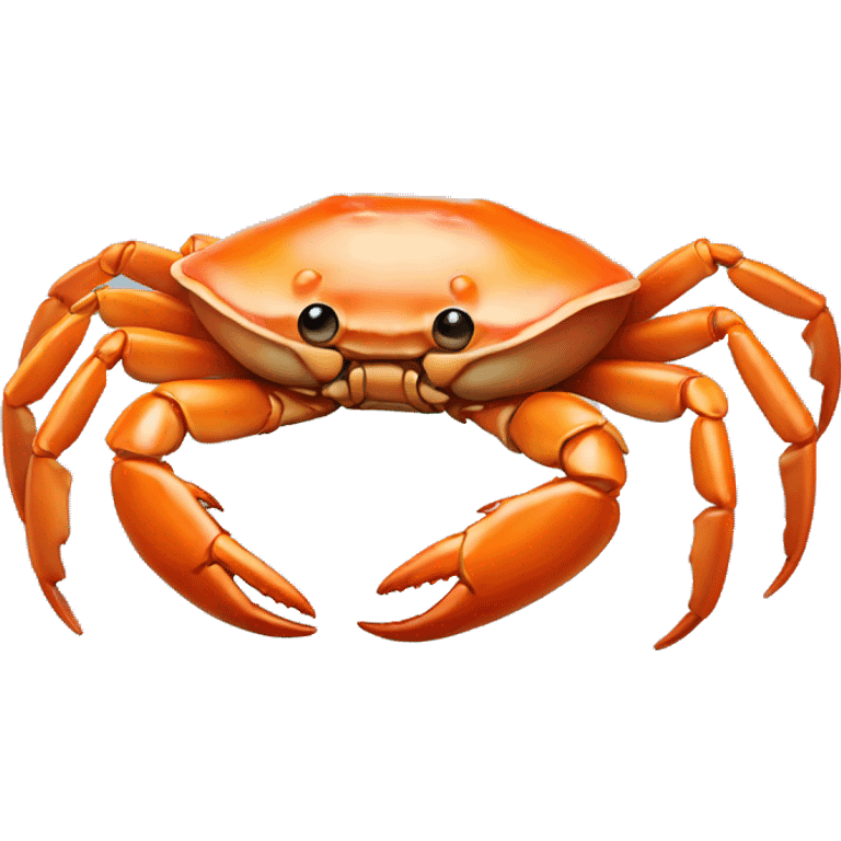 Pastel orange Crab emoji