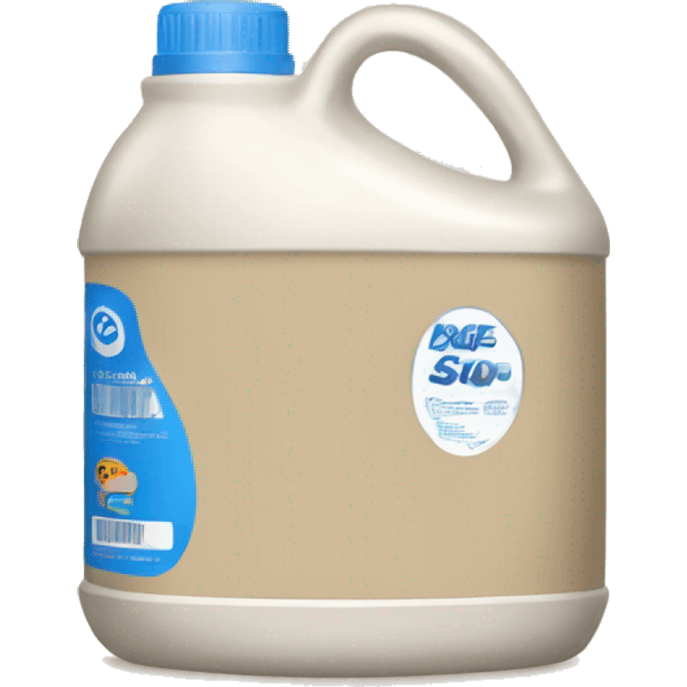 Beige laundry detergent  emoji