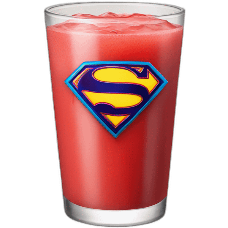 Superman drink juice emoji