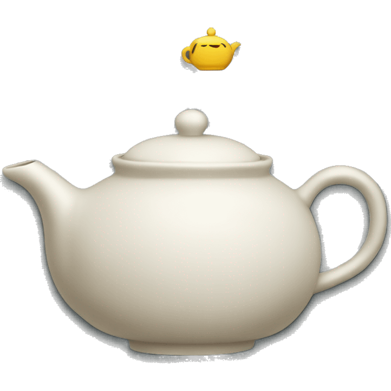 teapot with tea cozy emoji