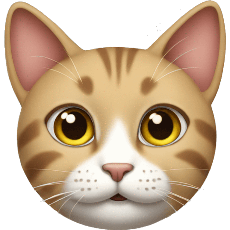 A cat saying good morning emoji