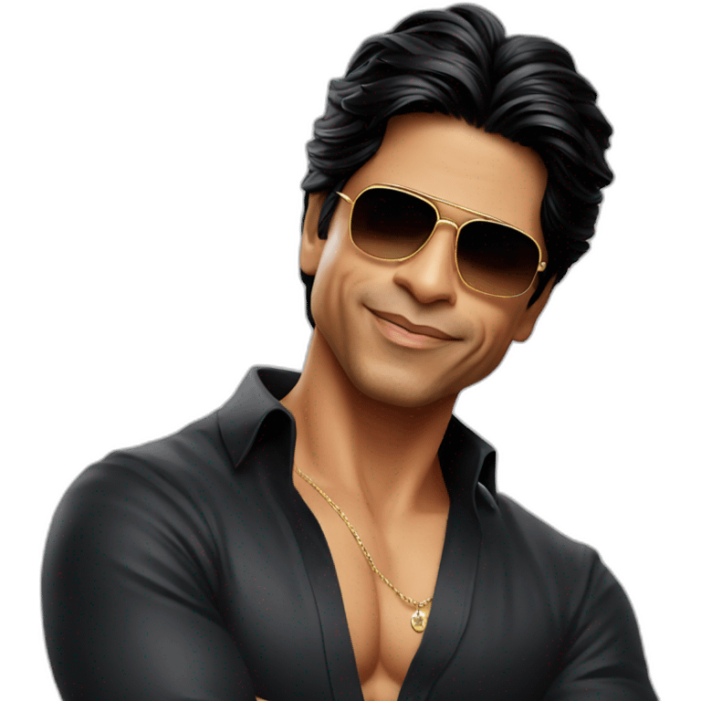 Shahrukh pose emoji